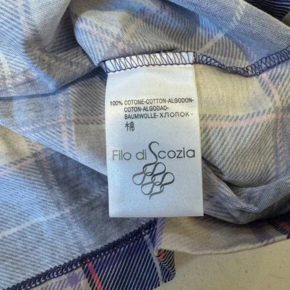 ST. ANDREWS LINKS TARTAN COLLECTION | Purple Tartan Golf Polo Size Medium - Picture 9 of 11